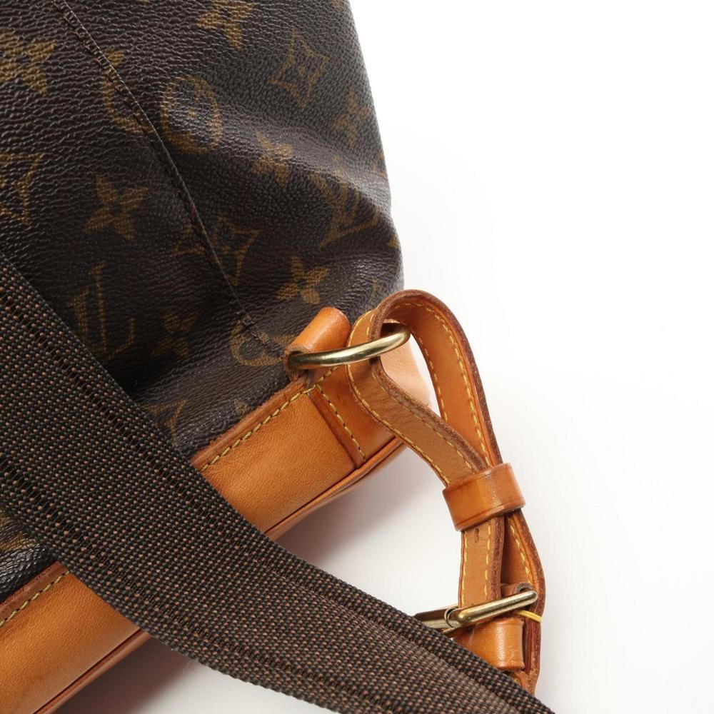 LOUIS VUITTON Brown Monogram Leather Backpack - Picture 11 of 11